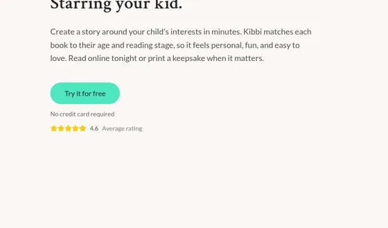No credit card element from kibbi.ai