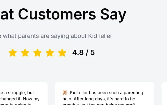 Rating element from kidteller.com