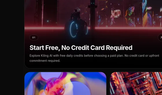 No credit card element from kilingai.pro