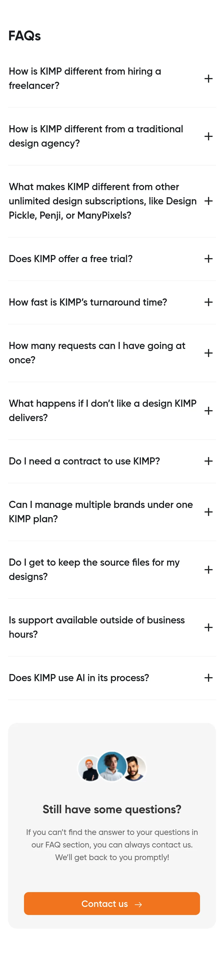 kimp.io — FAQ