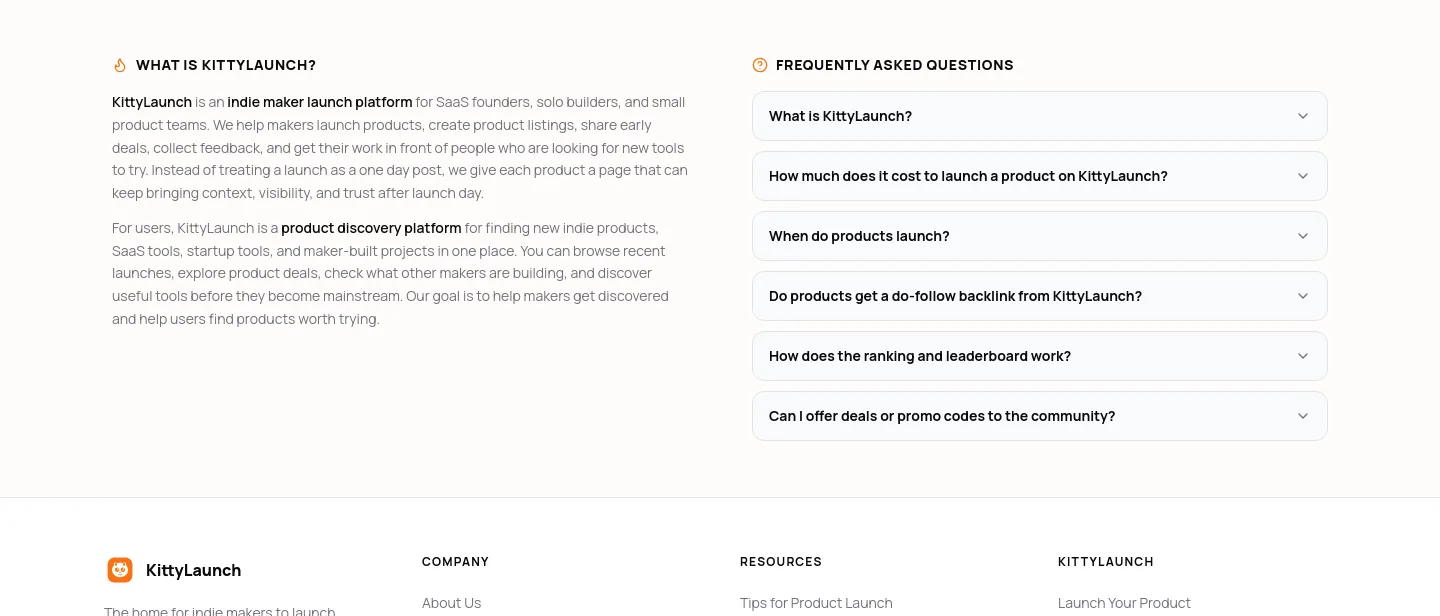 kittylaunch.com — FAQ