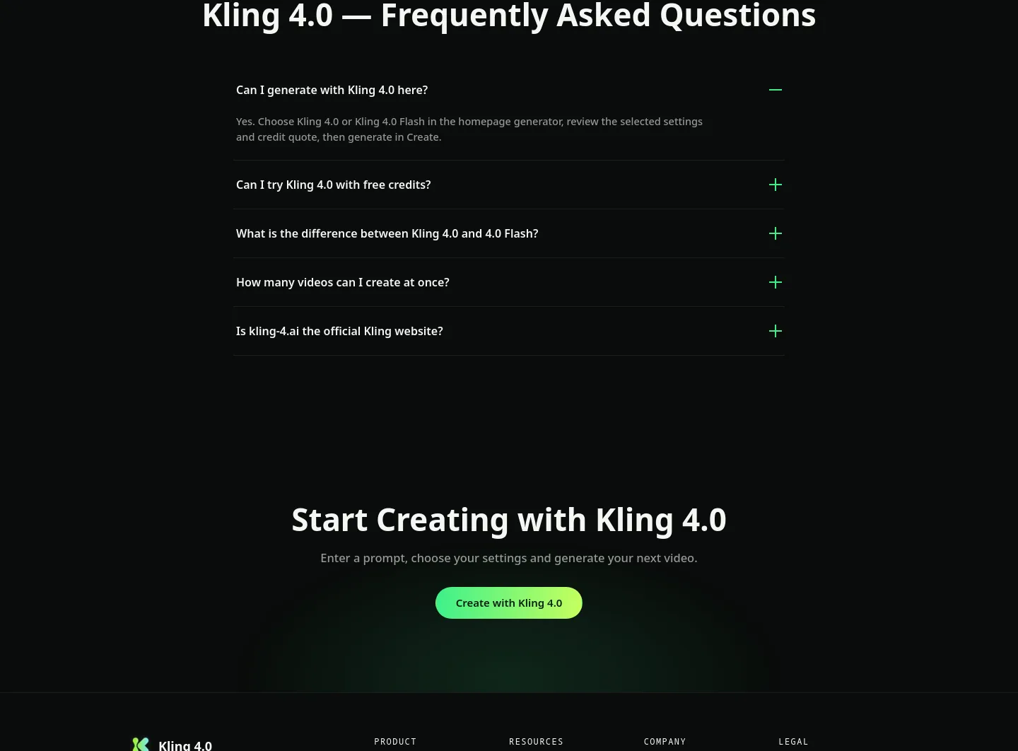 kling-4.ai — FAQ