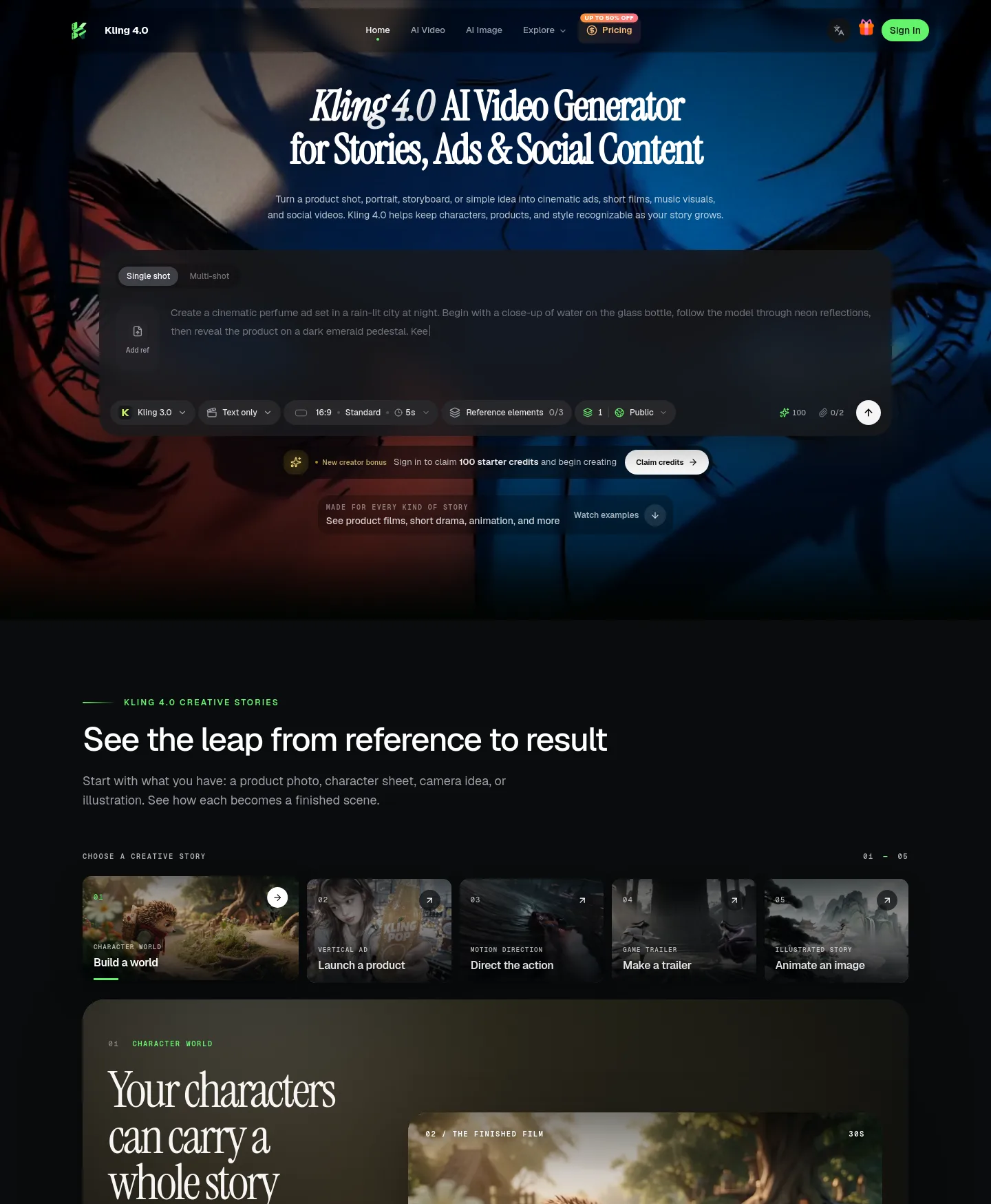kling4ai.art — a measured funnel