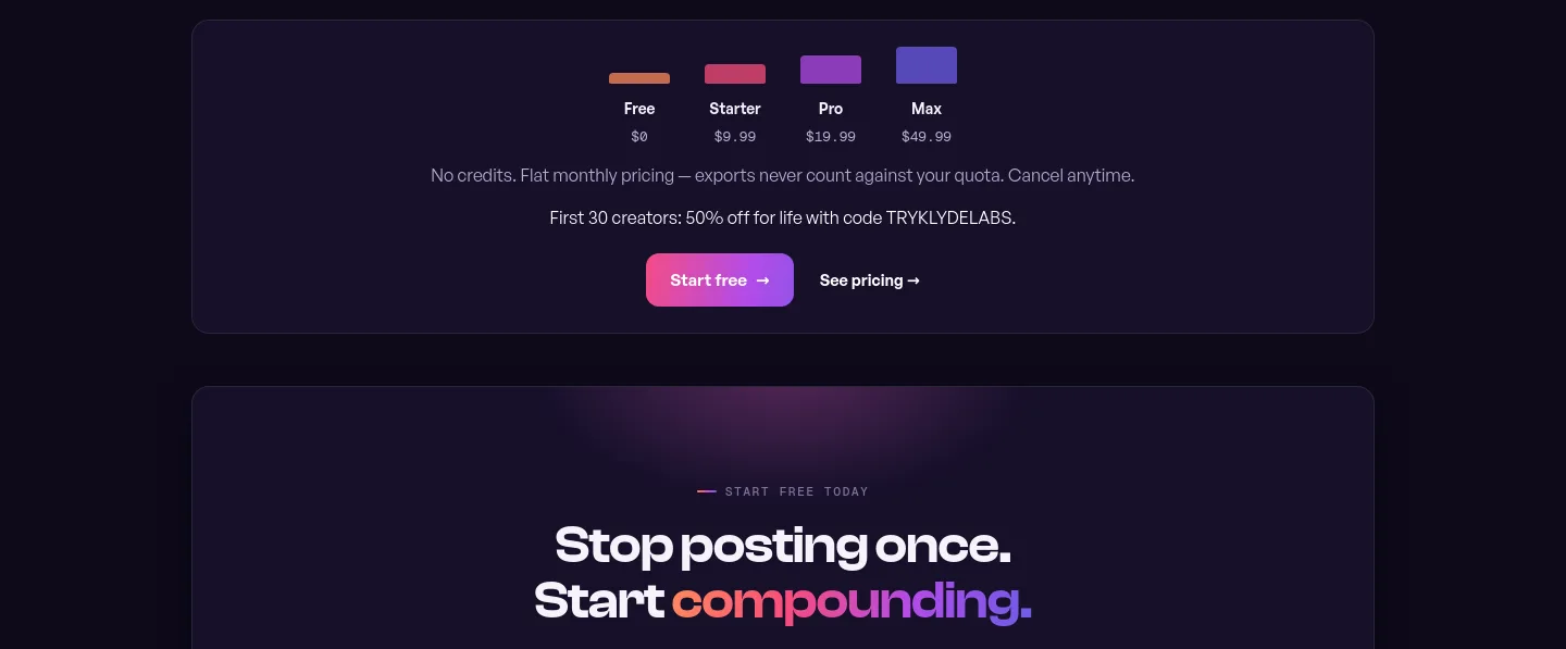 klydelabs.app — Pricing
