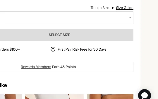 Guarantee element from knix.com