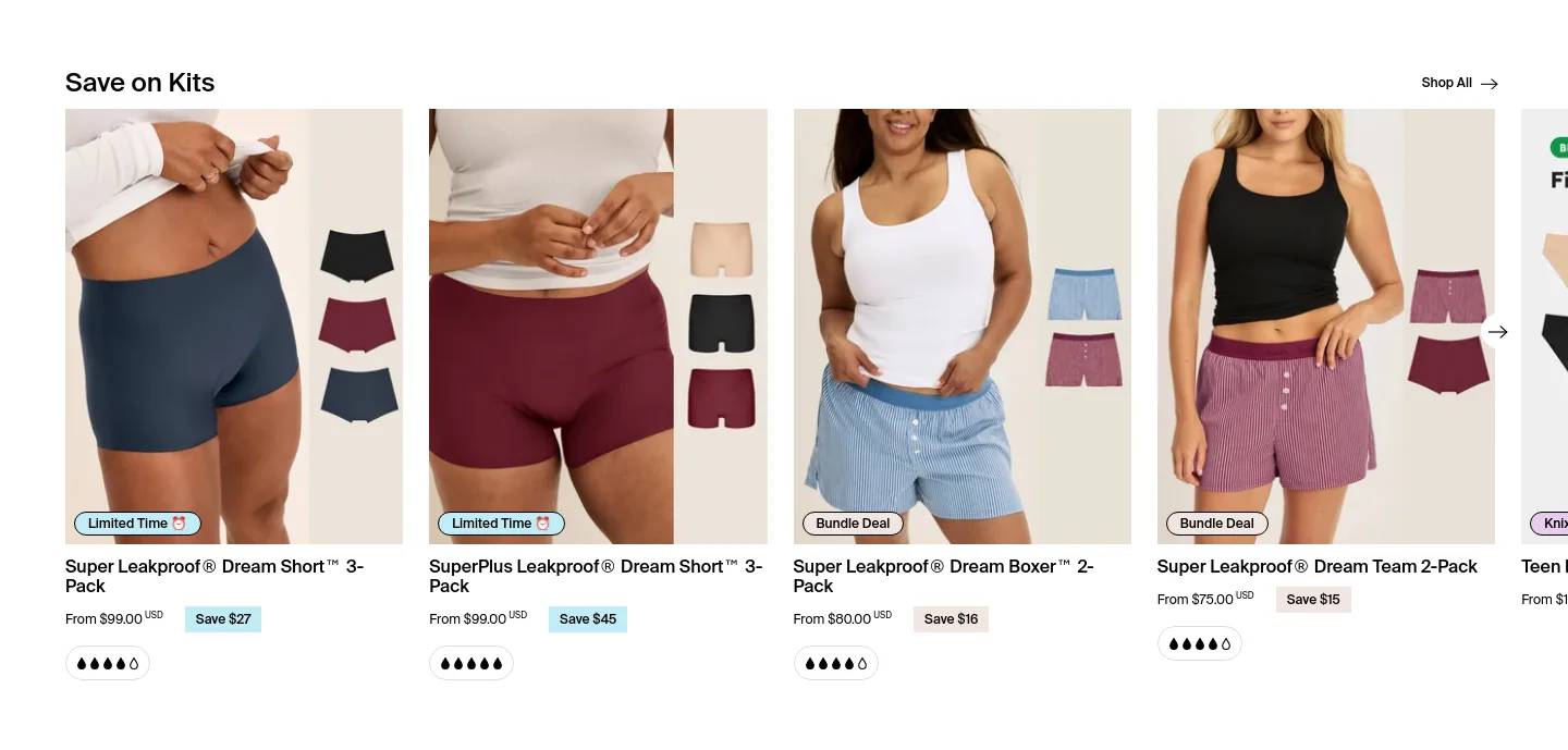 knix.com — Pricing