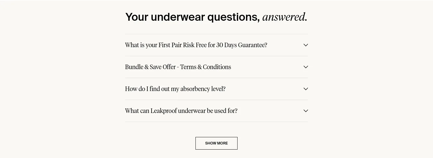 knix.com — FAQ