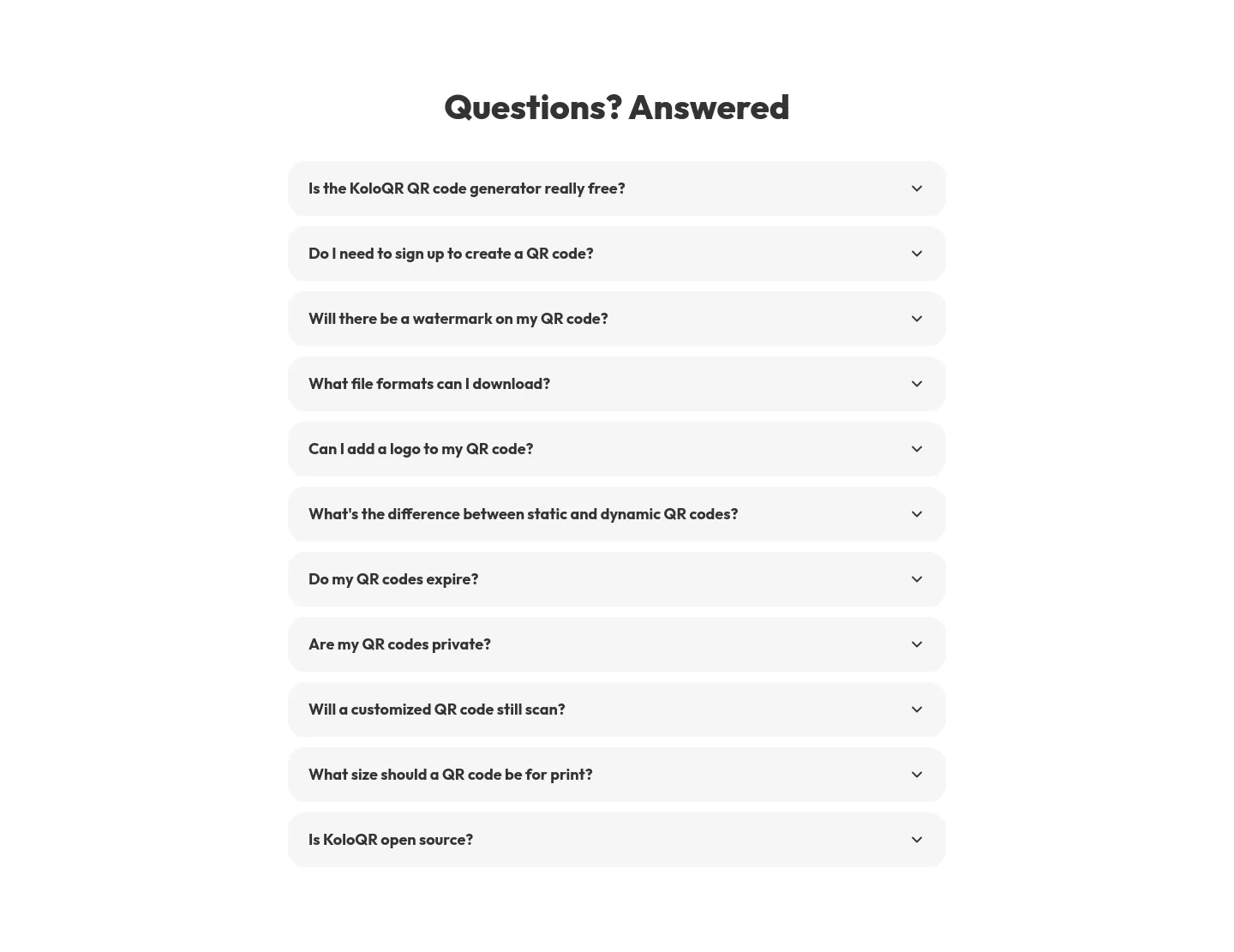 koloqr.com — FAQ