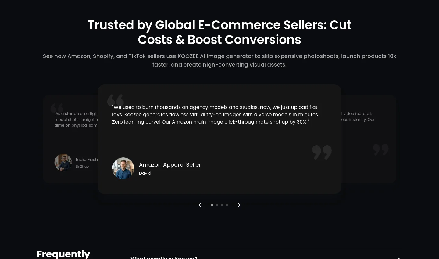 koozee.ai — Logo Wall