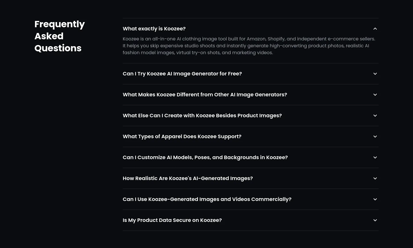 koozee.ai — FAQ