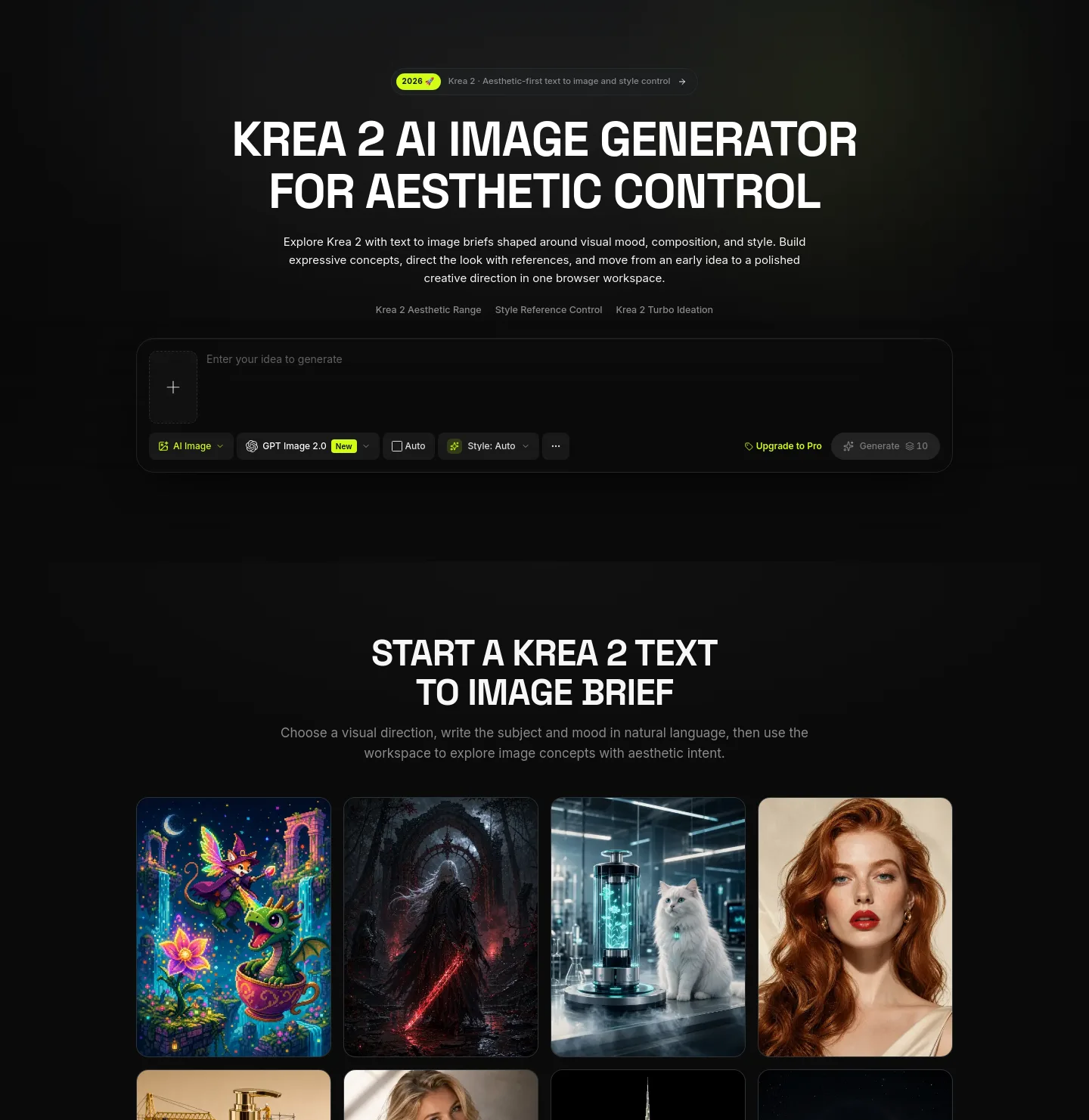 krea-2.pro — Hero
