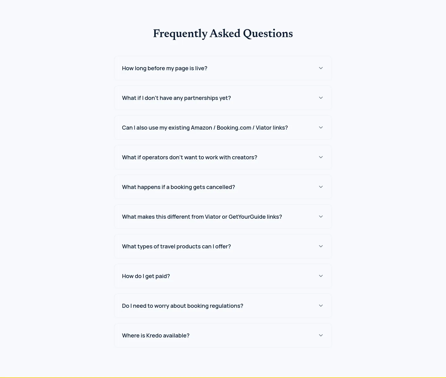 kredo.dev — FAQ
