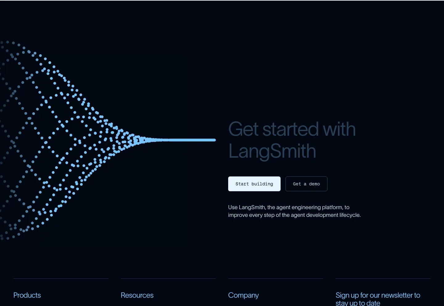 langchain.com — a real CTA section