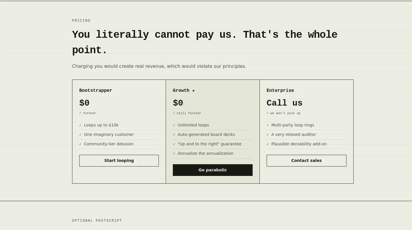 larp.website — Pricing