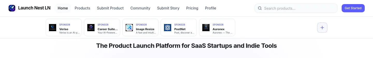 launch-nest-ai.base44.app — a measured funnel