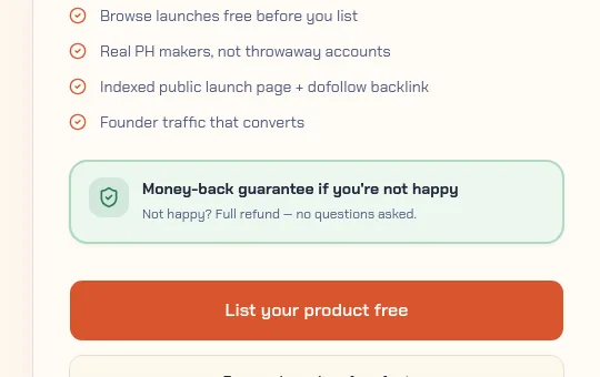 Guarantee element from launchpact.io