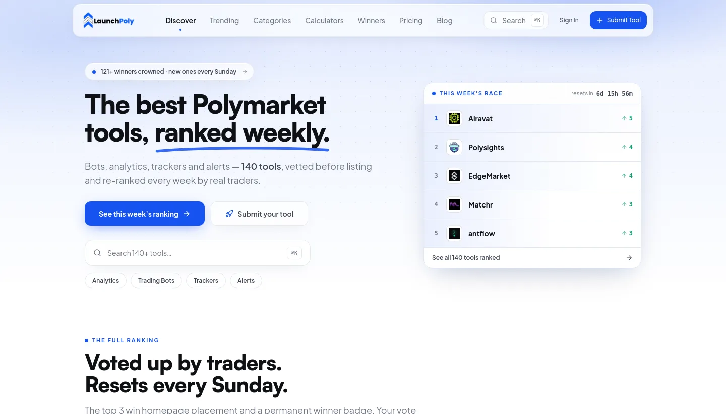 launchpoly.com — Hero