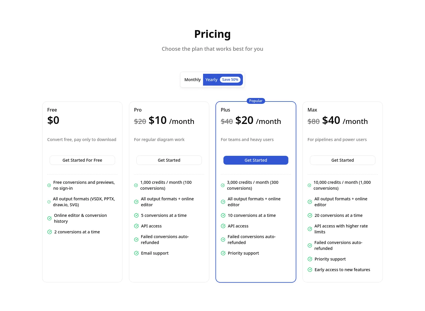 layerback.com — Pricing
