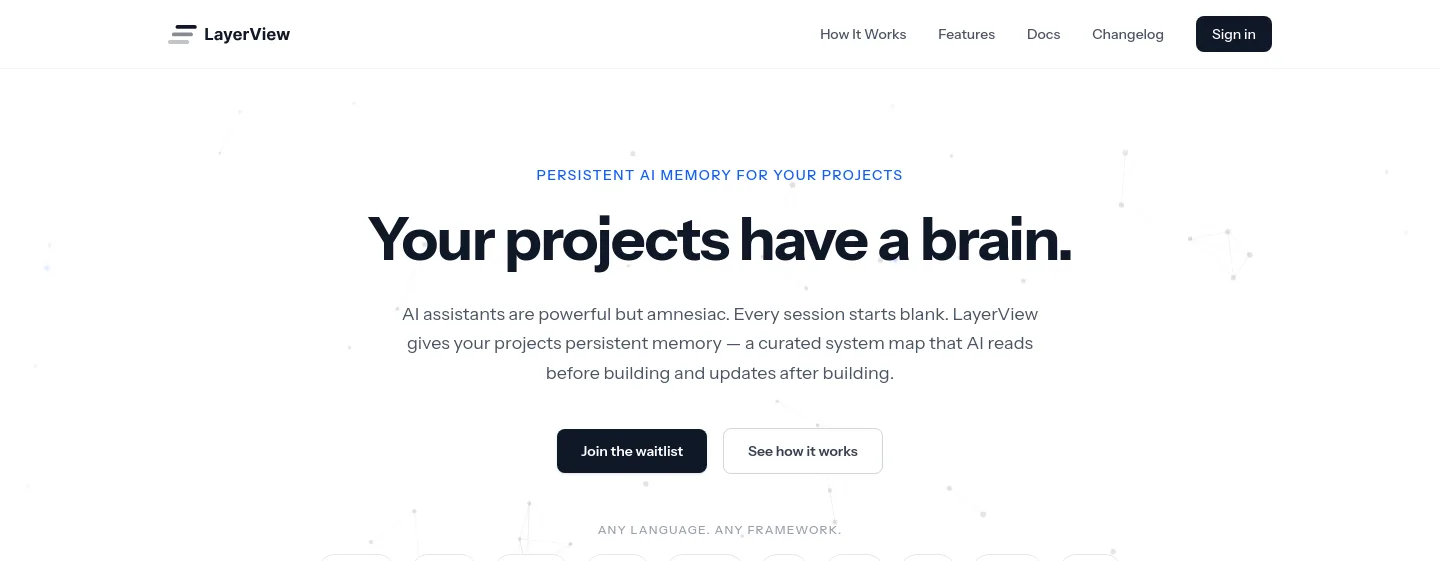 layerview.dev — a measured funnel
