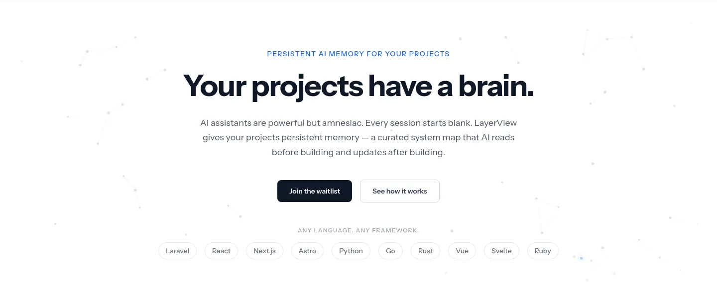 layerview.dev — Hero