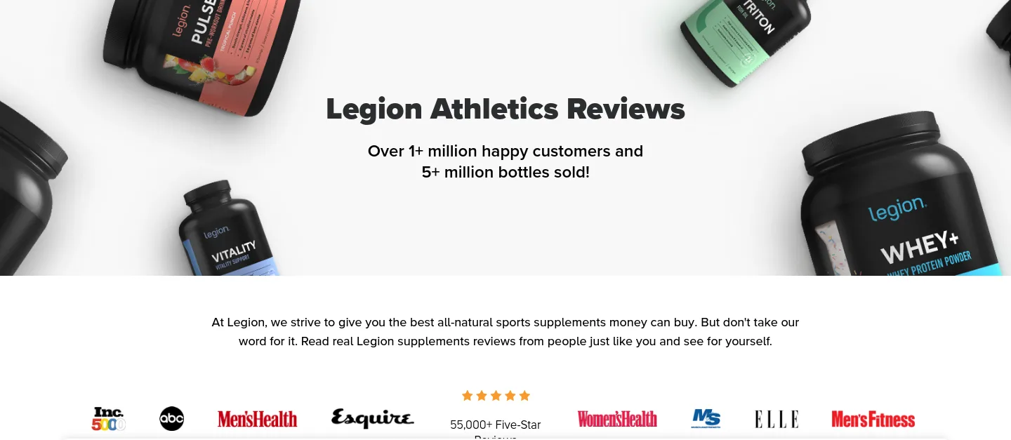 legionathletics.com — Hero