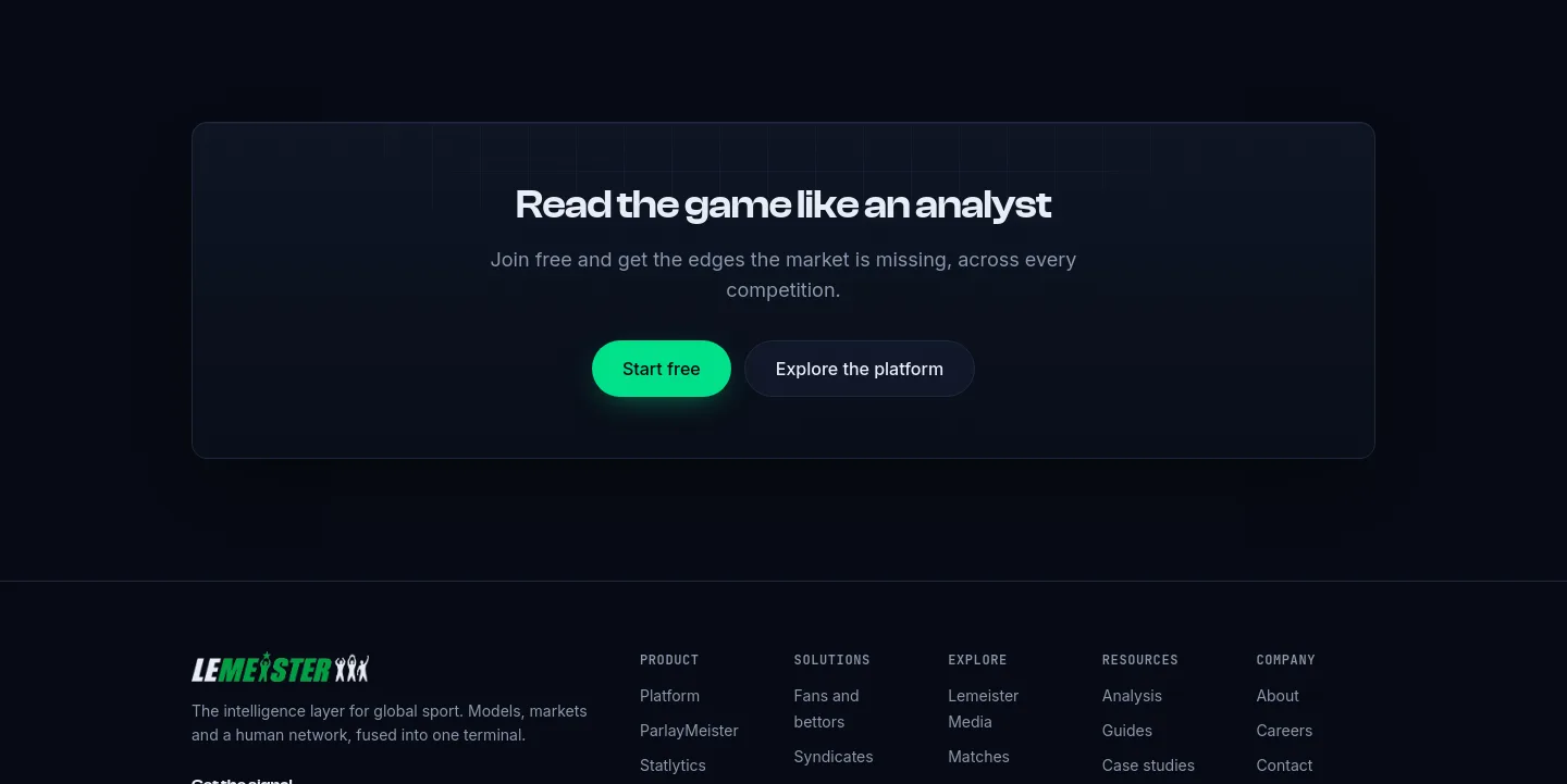 lemeister.com — a real CTA section
