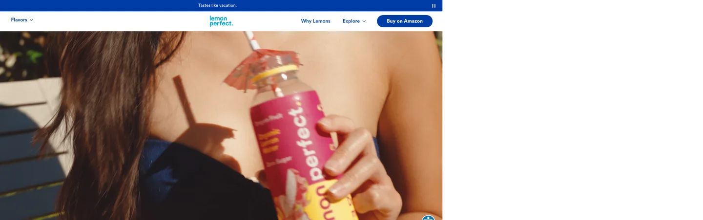 lemonperfect.com — a measured funnel