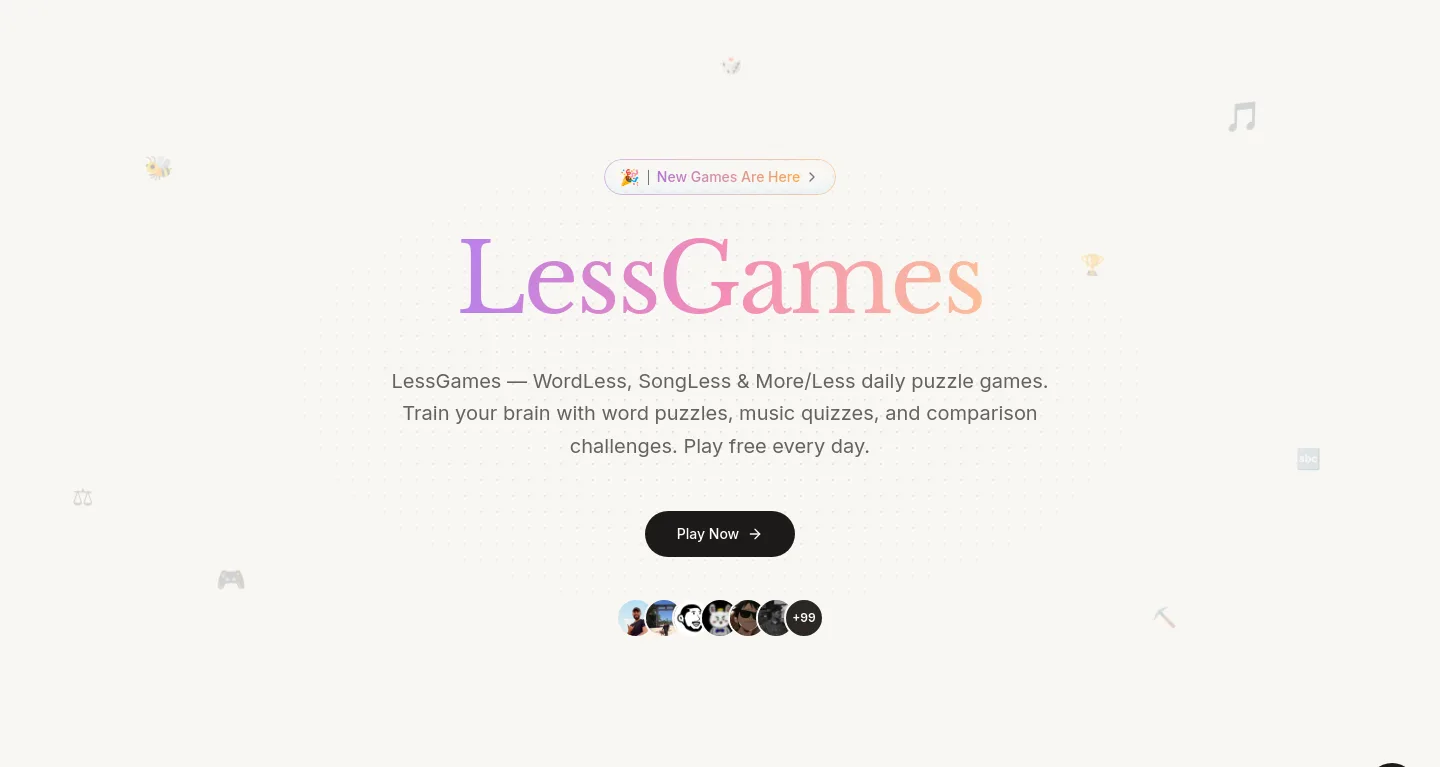 lessgames.org — Hero