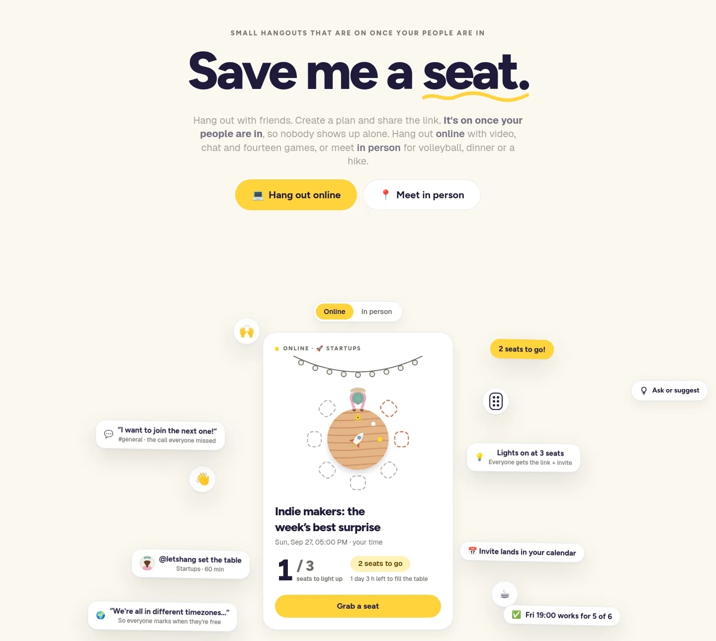 letshang.io — Hero