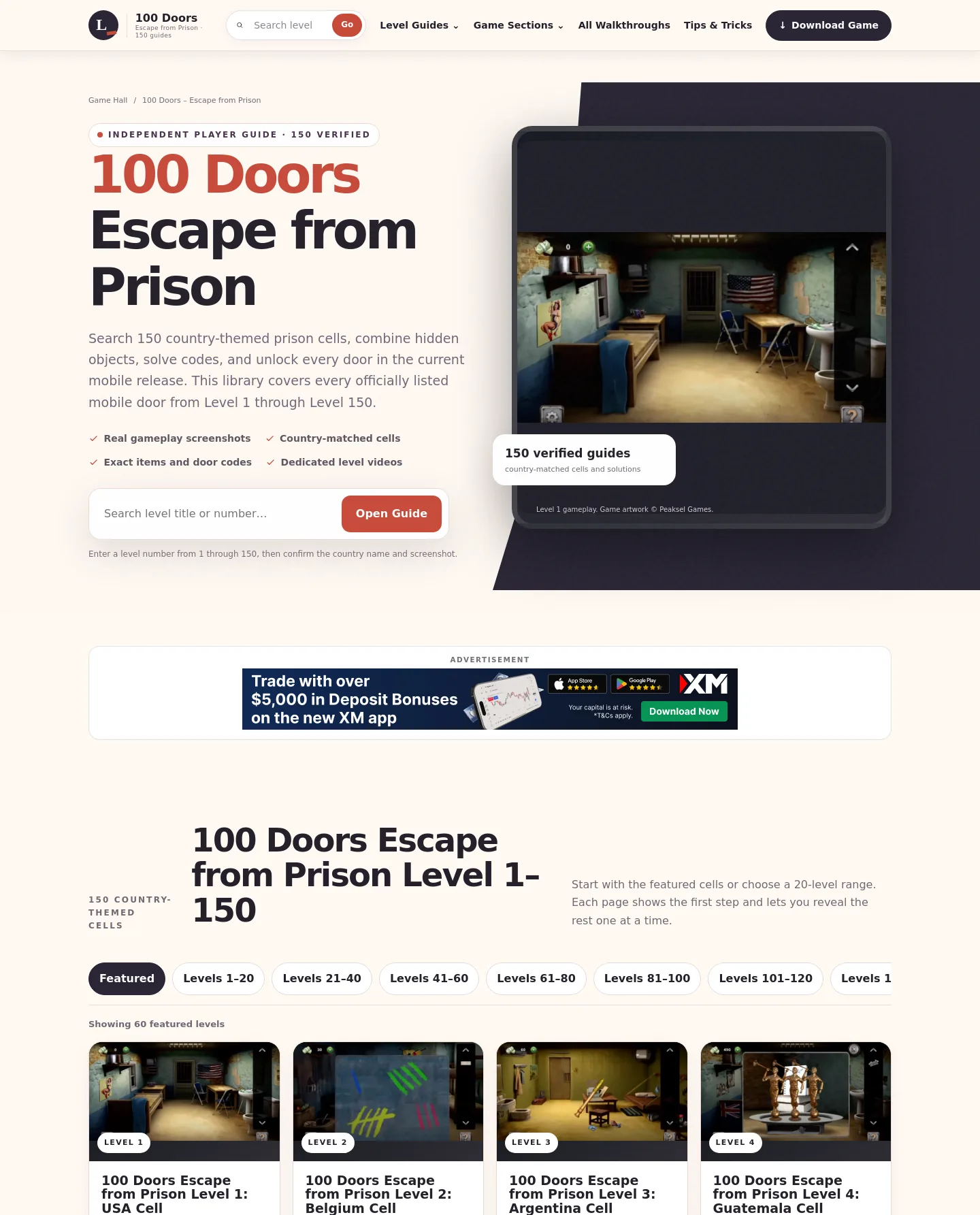 levelclue.com — a measured funnel