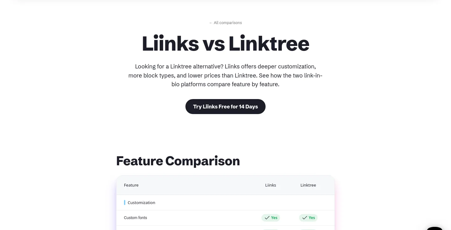 liinks.co — Hero