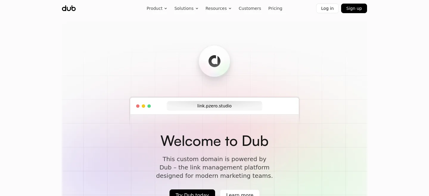 link.pzero.studio — a measured funnel