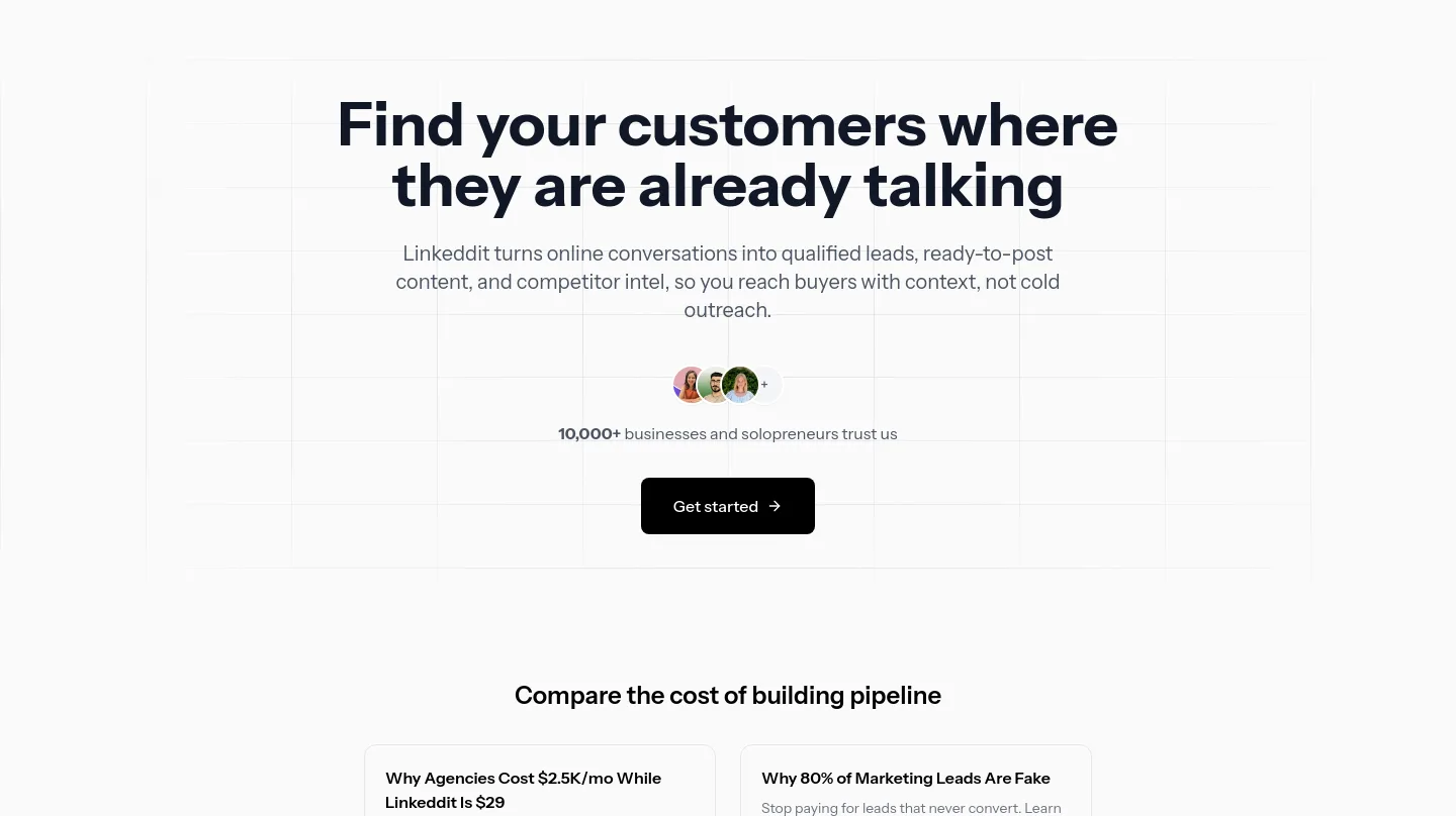 linkeddit.com — Stats