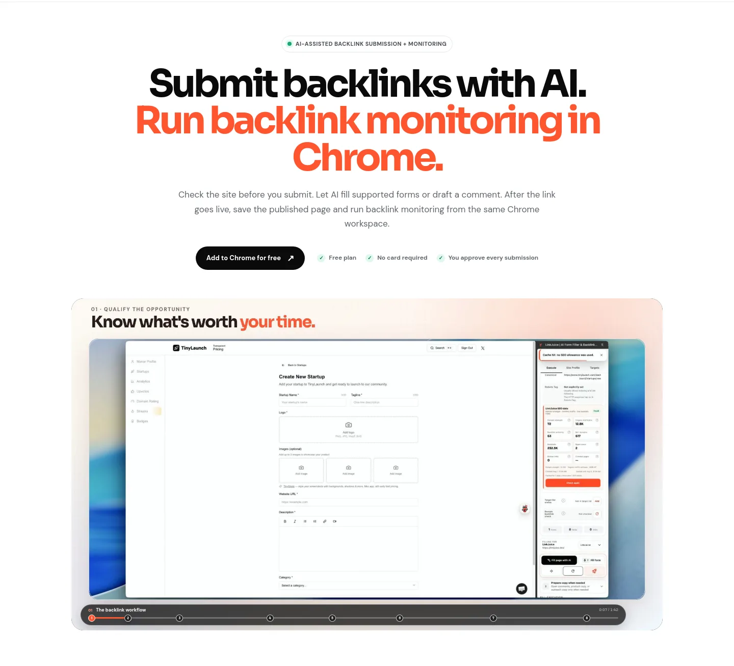linkjuice.dev — Hero