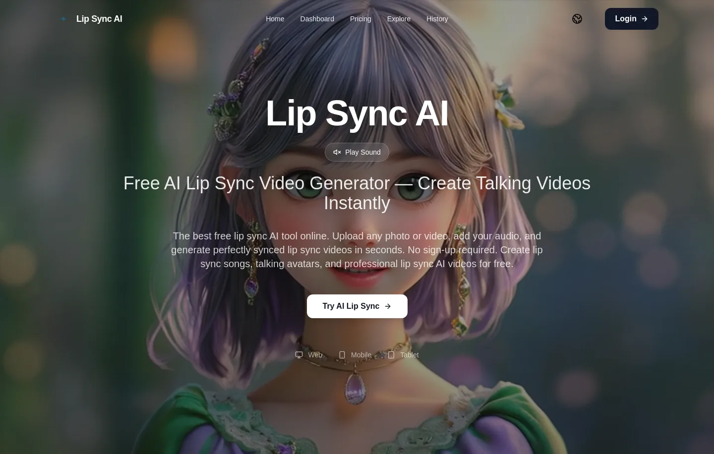 lipsyncai.co — Hero
