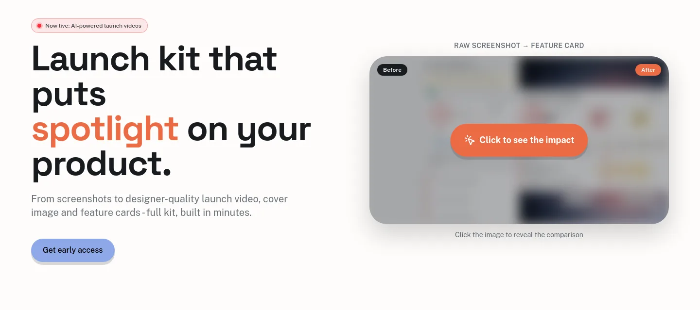 listpro.app Hero section