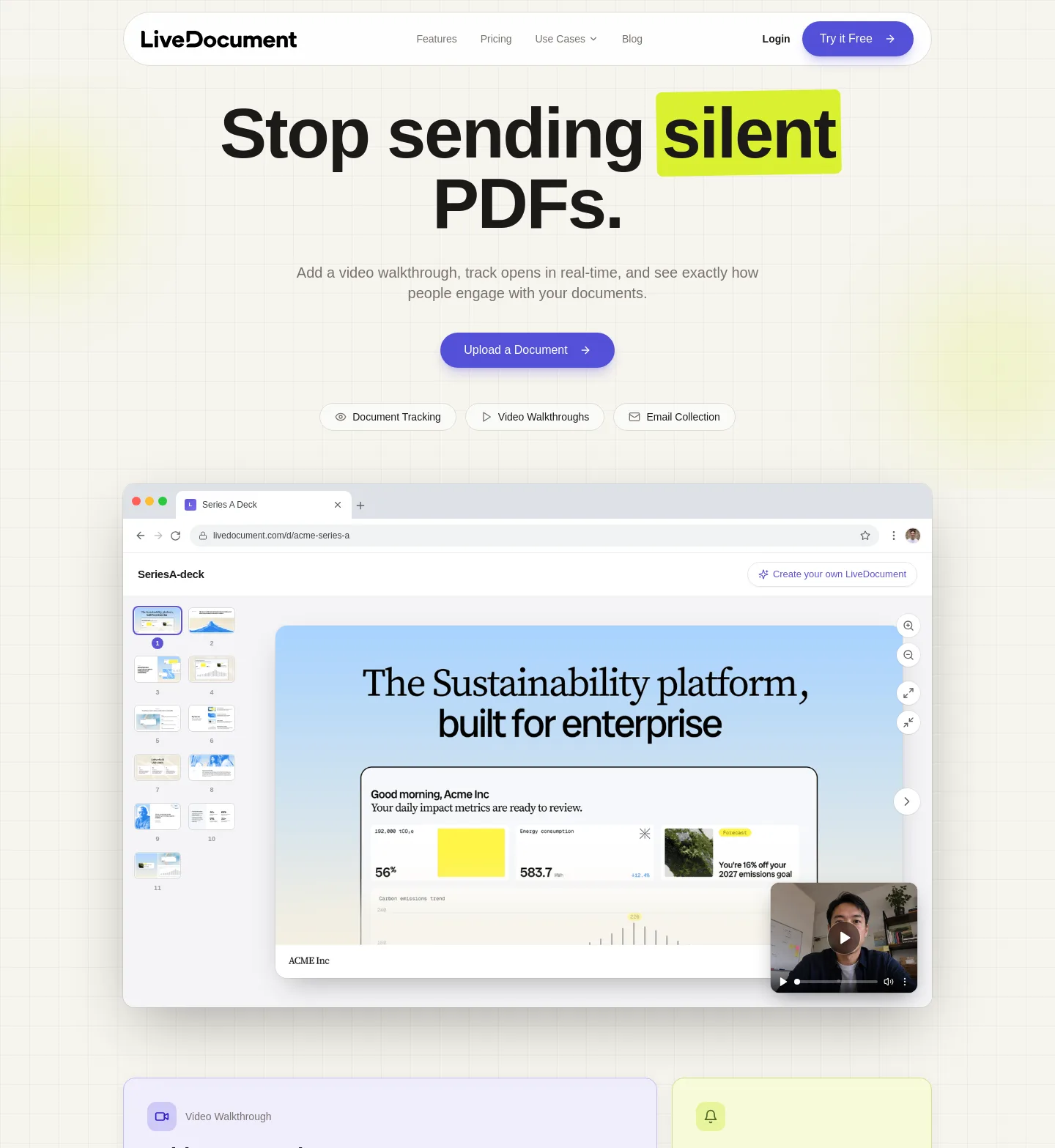 livedocument.com — The Objection-Handler