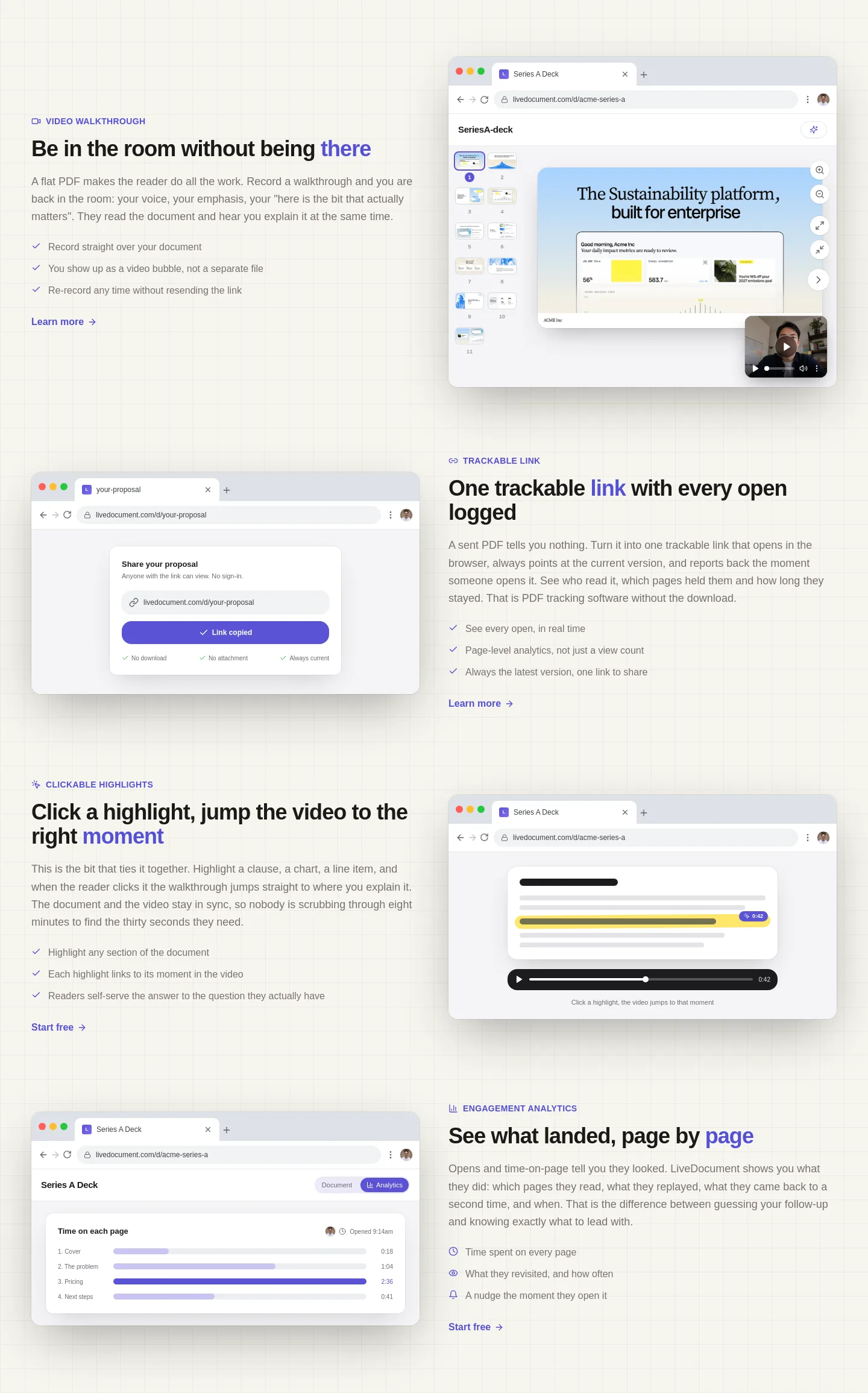 livedocument.com — Features