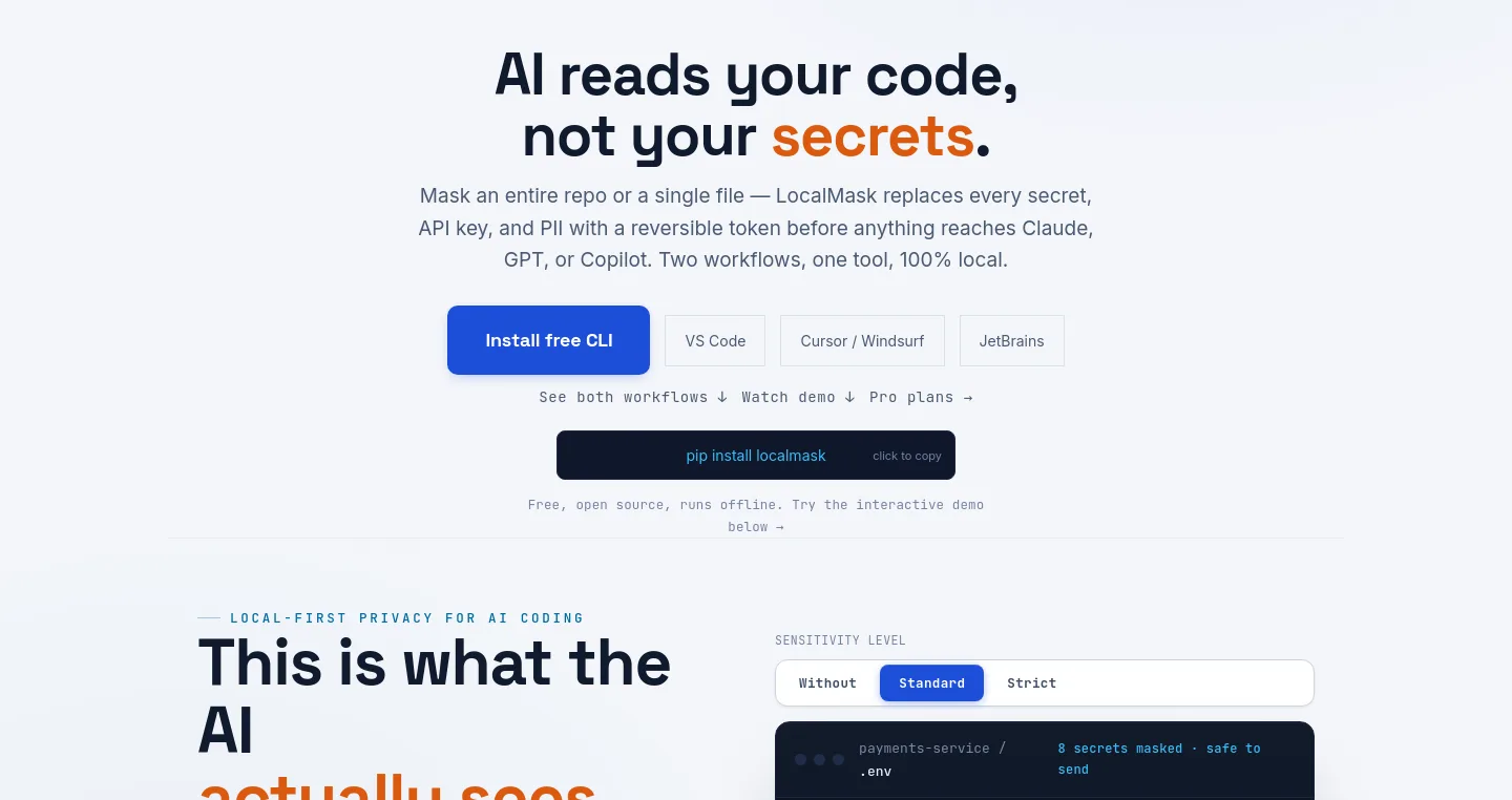 localmaskpro.com — Hero