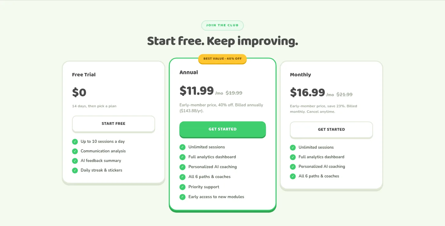 locuta.in — Pricing