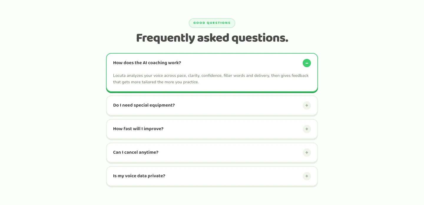 locuta.in — FAQ