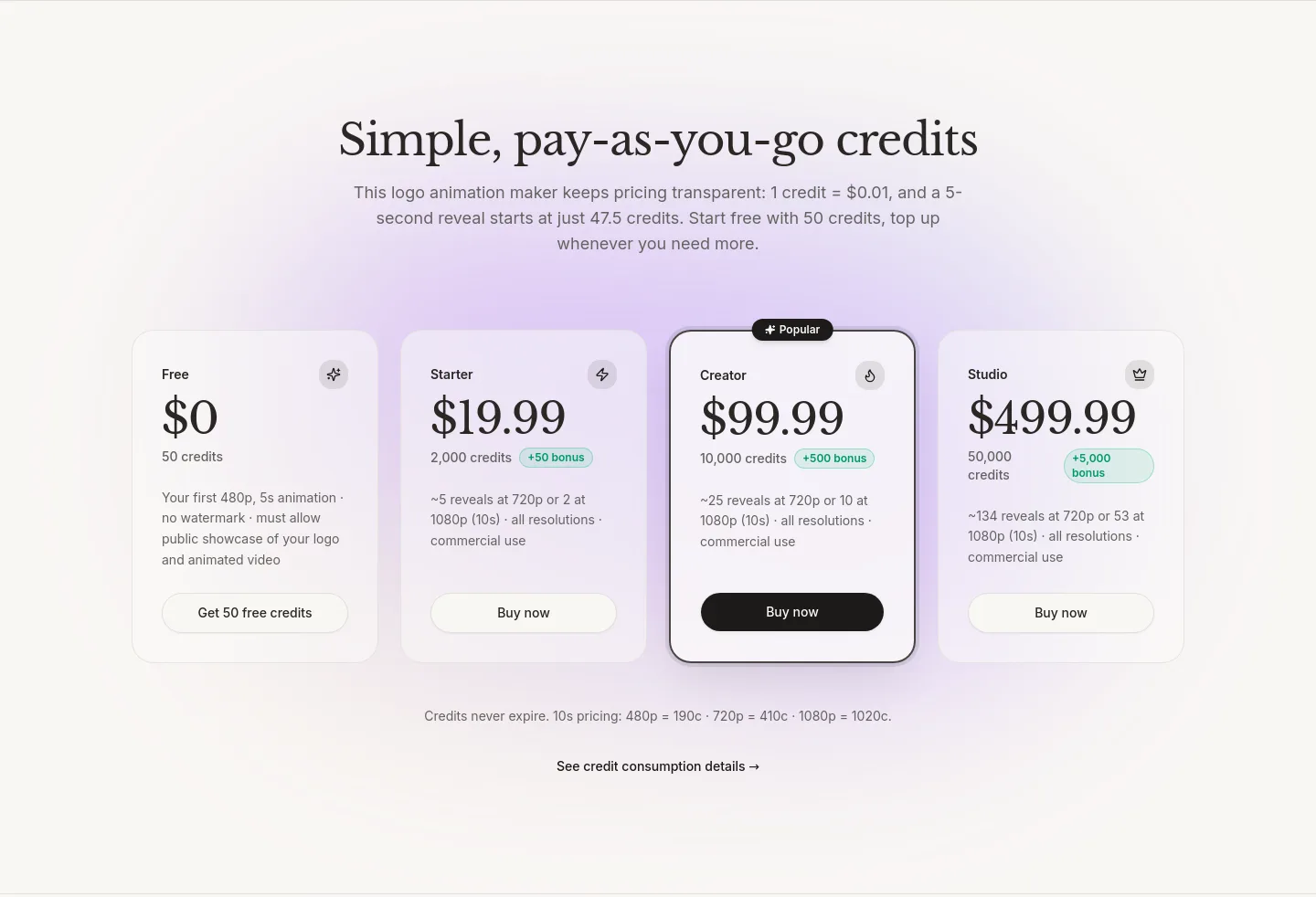 logoteddy.com — Pricing