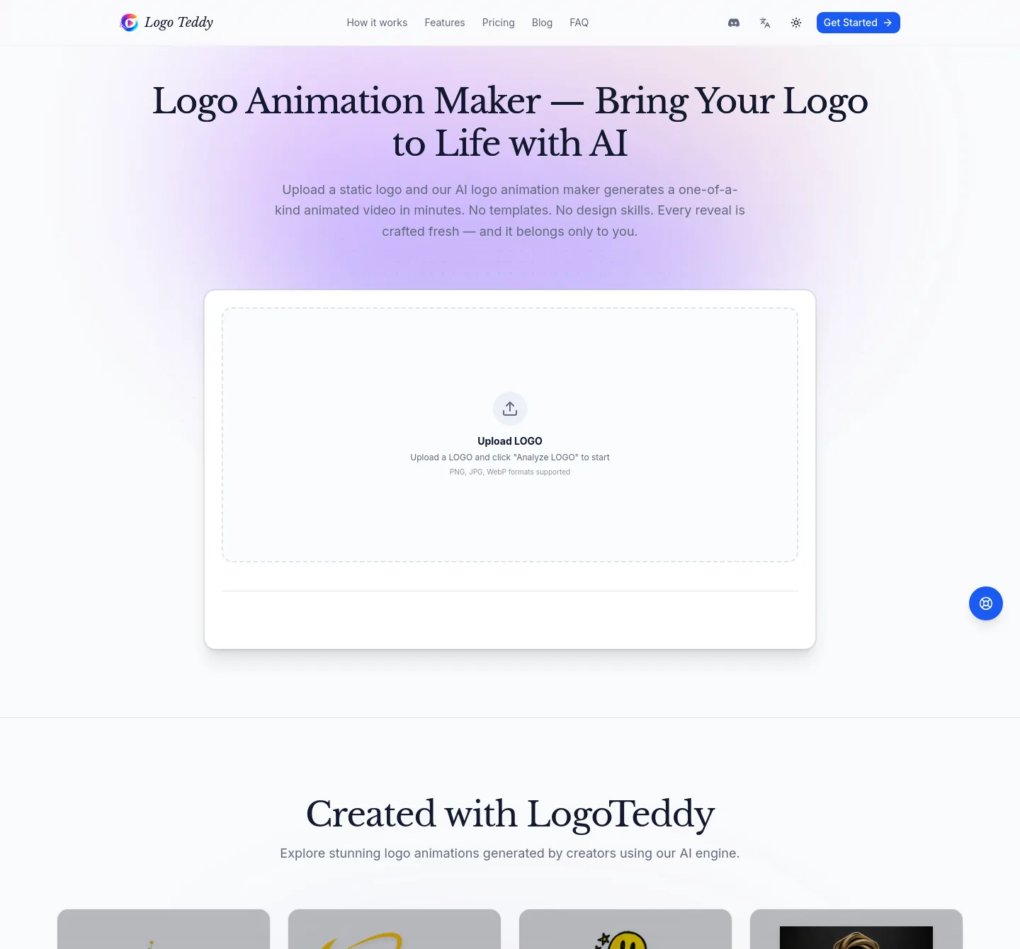 logoteddy.com — a measured funnel