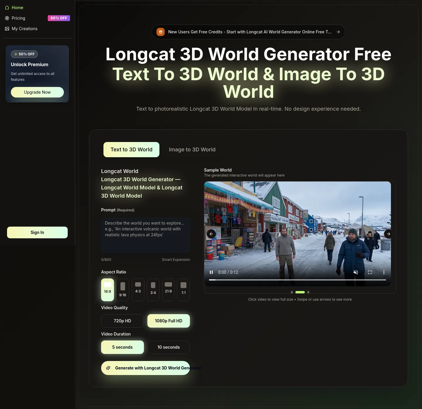 longcatworld.com — Hero