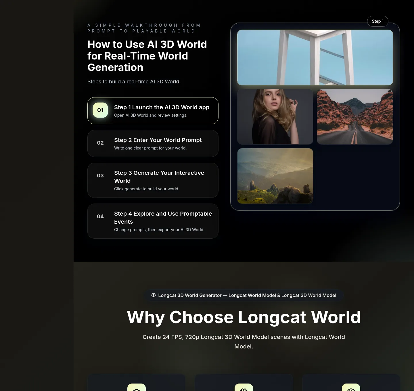 longcatworld.com — Features