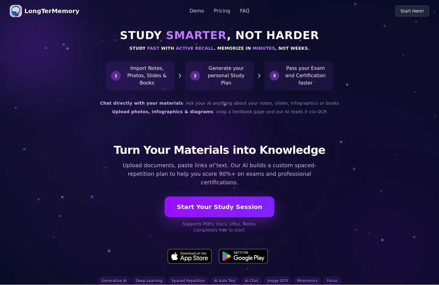 longtermemory.com — Hero
