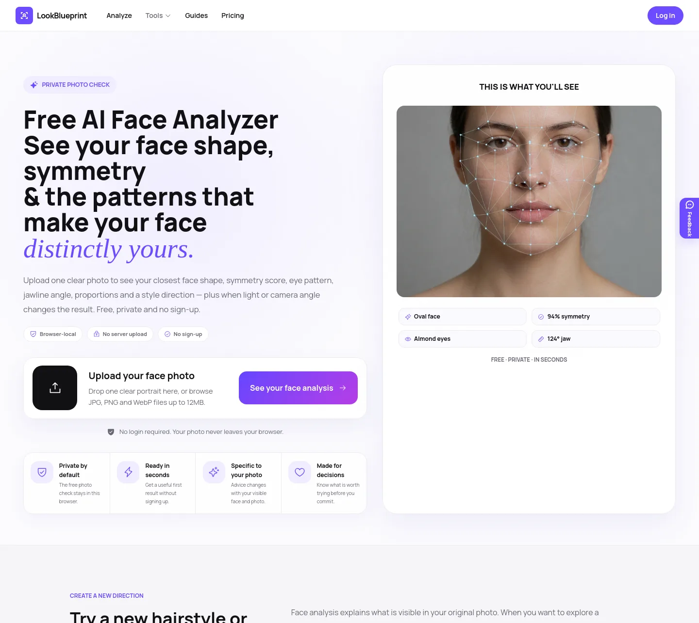 lookblueprint.com — a measured funnel