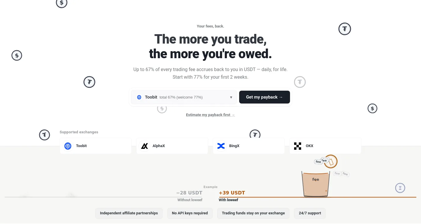 loweef.io Hero section