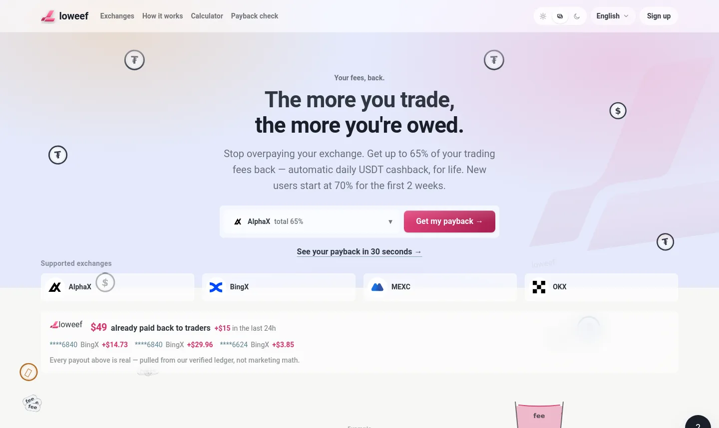 loweef.io — a measured funnel