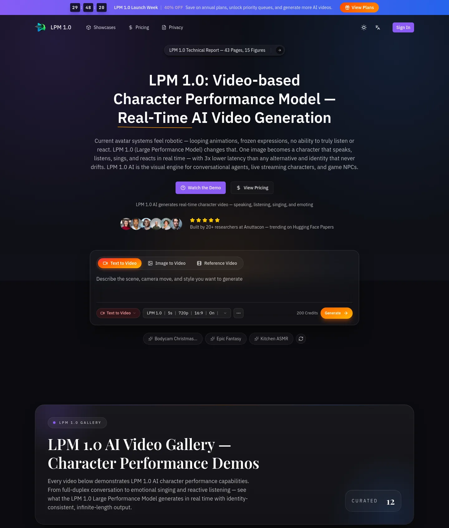 lpm-ai.org Hero section